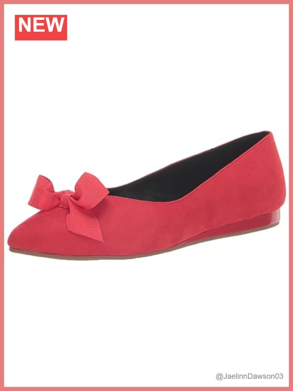 Women's Leather Bow Loafer Flats Slip On Pointed Toe Low Top Party Casual